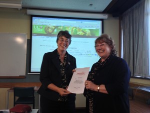 Niki Davis with Christina Preston Niki Davis with Christina Preston